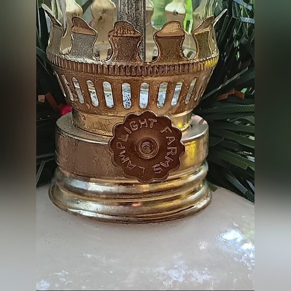 Vintage Oil Lamp Made in Italy 🇮🇹 Lamplight Farms - Picture 5 of 7